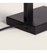 Lampe à Poser Métal et Tissu avec Port USB et Interrupteur Tactile Malena - 124006 - vue 6