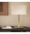 Lampe à Poser Métal et Tissu avec Port USB et Interrupteur Tactile Katie - 124041 - vue 1
