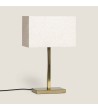 Lampe à Poser Métal et Tissu avec Port USB et Interrupteur Tactile Katie - 124041 - vue 3