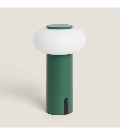 Lampe à poser LED portable extérieur métal avec batterie rechargeable Katse - 124071 - vue 3