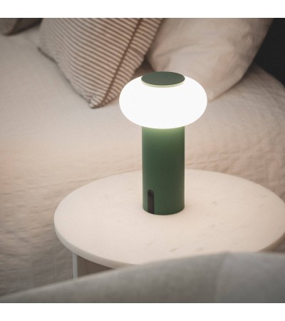Lampe à poser LED portable extérieur métal avec batterie rechargeable Katse - 124071 - vue 10