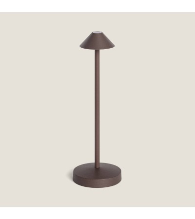 Lampe à Poser LED Portable Extérieure Métal avec Batterie Rechargeable Magatzi - 124076 - vue 3