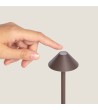 Lampe à Poser LED Portable Extérieure Métal avec Batterie Rechargeable Magatzi - 124076 - vue 4
