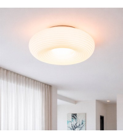 Plafonnier LED 48W Rond Métal Ø500 mm Junai