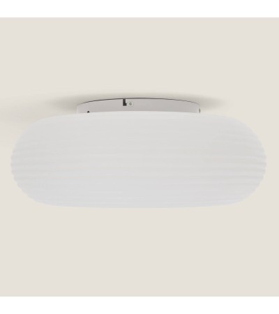 Plafonnier LED 48W Rond Métal Ø500 mm Junai - 124506 - vue 4