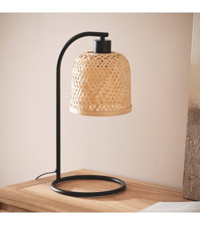 Lampe à Poser Métal et Bambou Adola