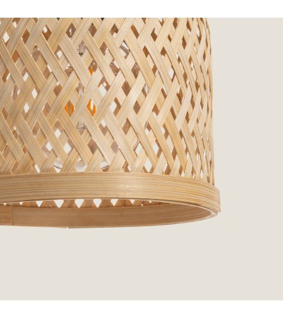 Lampe à Poser Métal et Bambou Adola - 124546 - vue 5