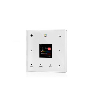 Panneau Tactile WIFI DALI Master DT6/DT8 SKYDANCE TPS-D-WT Compatible avec Télécommande RF