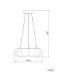 Suspension LED 36W Ø450 mm Tarby - 124606 - vue 9