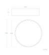 Plafonnier LED 40W Métal Talagapa L - 124696 - vue 6