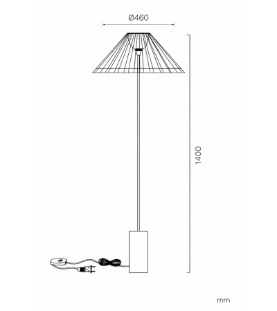 Lampadaire Bois Leonessa - 124756 - vue 10