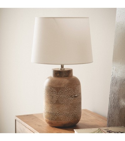 Lampe à Poser Bois Akash ILUZZIA - 124796 - vue 6