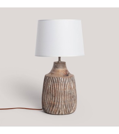 Lampe à Poser Bois Tanmay ILUZZIA