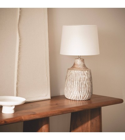 Lampe à Poser Bois Tanmay ILUZZIA - 124801 - vue 7