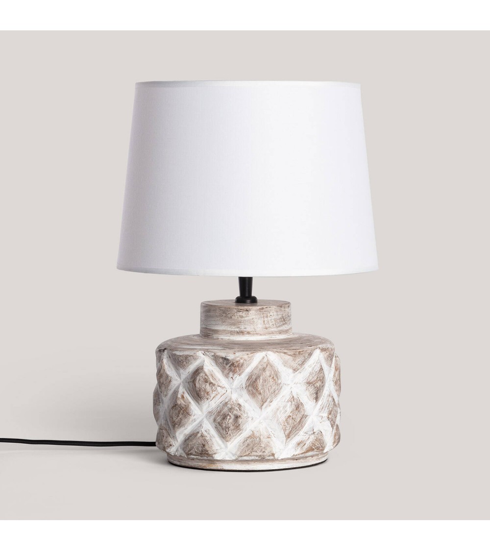 Lampe à Poser Bois Divya ILUZZIA - 124811 - vue 1