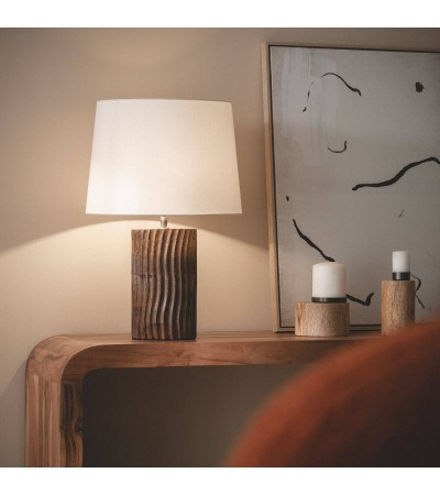 Lampe à Poser Bois Shruti ILUZZIA - 124821 - vue 7