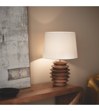 Lampe à Poser Bois Vihaan ILUZZIA - 124836 - vue 8