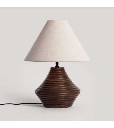 Lampe à Poser Bois Akriti ILUZZIA