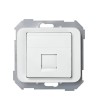 Plaque Prise RJ45 AMP® SIMON 75 75585 - 124931 - vue 1