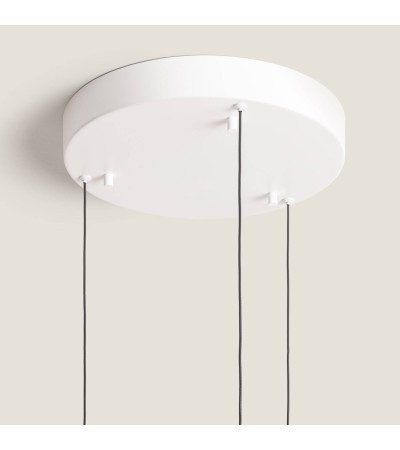 Suspension LED Verre 30W Liborina 3 Spots - 124971 - vue 8