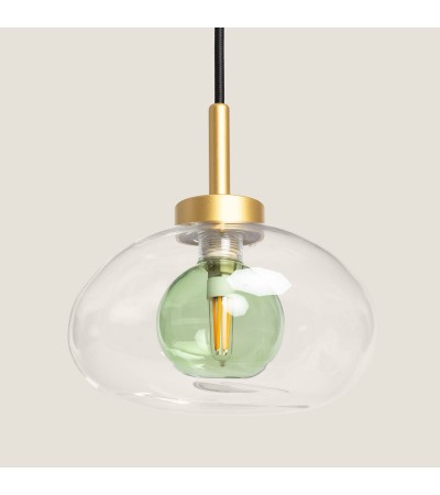 Suspension Aluminium et Verre Hassi - 124986 - vue 5