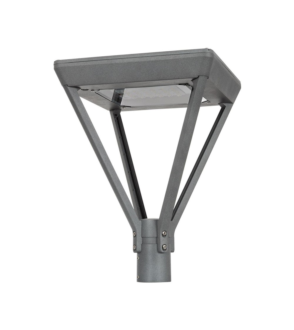Lampadaire LED 60W Aventino Square LUMILEDS PHILIPS Xitanium Programmable - 79928 - vue 1
