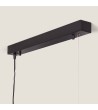 Suspension Aluminium et Verre 5 Spots Hassi - 124996 - vue 8