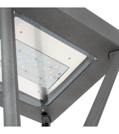Lampadaire LED 60W Aventino Square LUMILEDS PHILIPS Xitanium Programmable - 79928 - vue 4