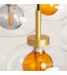 Suspension Aluminium et Verre 12 Spots Hassi - 125011 - vue 7