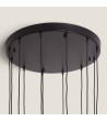 Suspension Aluminium et Verre 12 Spots Hassi - 125011 - vue 8