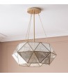 Suspension Métal et Verre Octagon - 125181 - vue 1