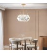 Suspension Métal et Verre Octagon - 125181 - vue 2