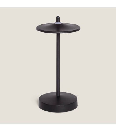 Lampe à Poser LED Portable Extérieure Métal avec Batterie Rechargeable Milevani - 125236 - vue 2
