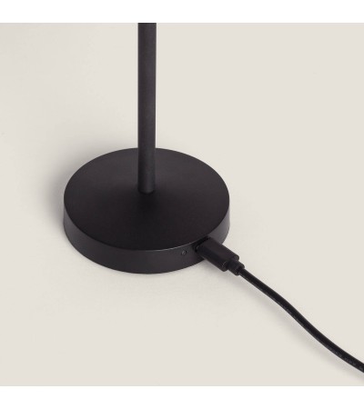 Lampe à Poser LED Portable Extérieure Métal avec Batterie Rechargeable Milevani - 125236 - vue 5
