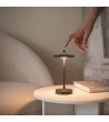 Lampe à Poser LED Portable Extérieure Métal avec Batterie Rechargeable Milevani - 125236 - vue 9
