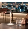 Lampe à Poser LED Portable Extérieure Métal avec Batterie Rechargeable Milevani - 125236 - vue 11