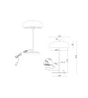 Lampe à Poser Métal Catalina - 125326 - vue 10