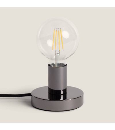 Lampe à Poser Métallique Posaluce Cobble Creative-Cables ABM21VBODEUBRX03-L