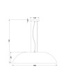 Suspension Acoustique LED 30W Feutre Misis-L - 125451 - vue 10