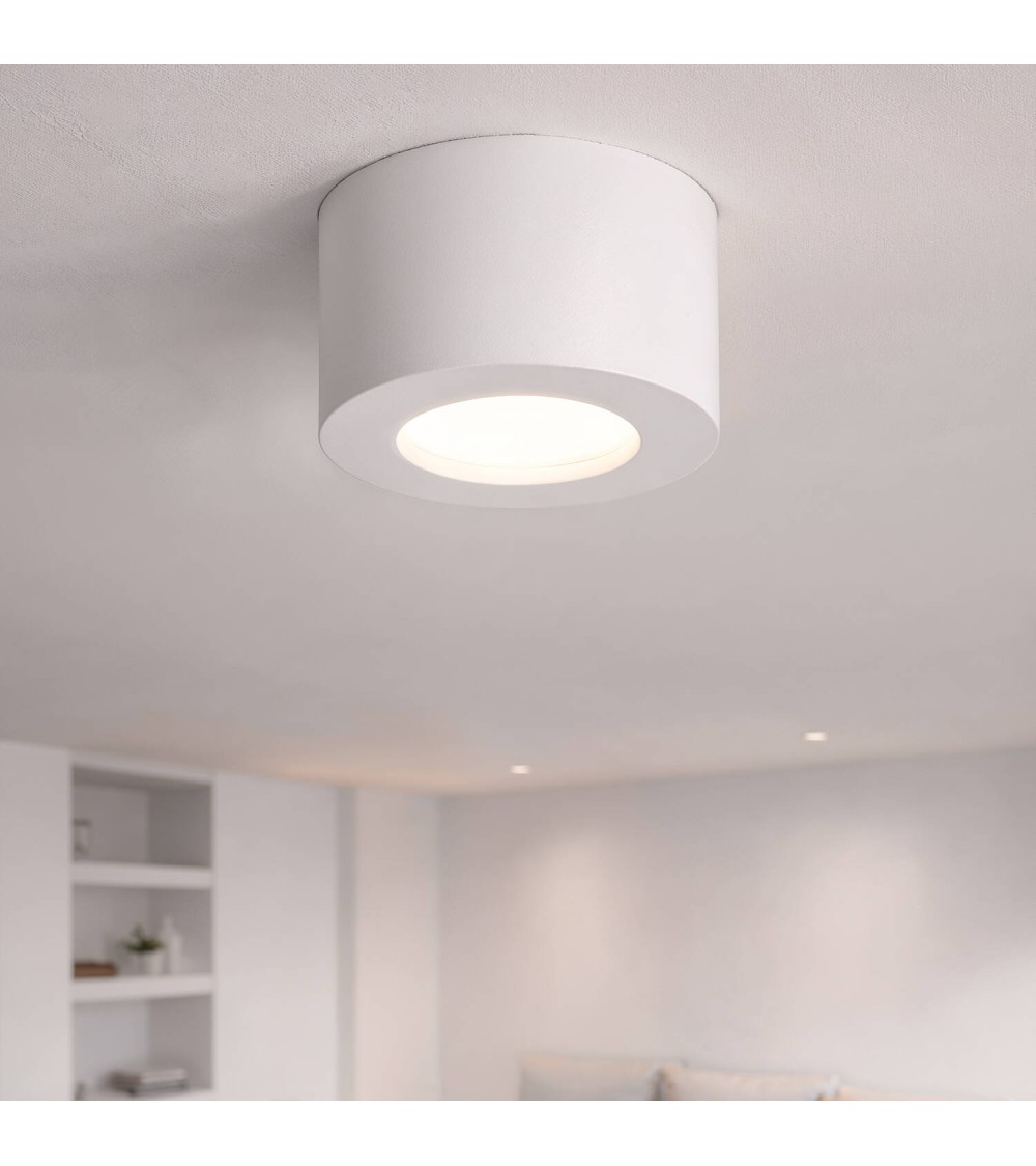 Plafonnier LED 8W Rond Tokkai Ø 105 mm - 125481 - vue 1