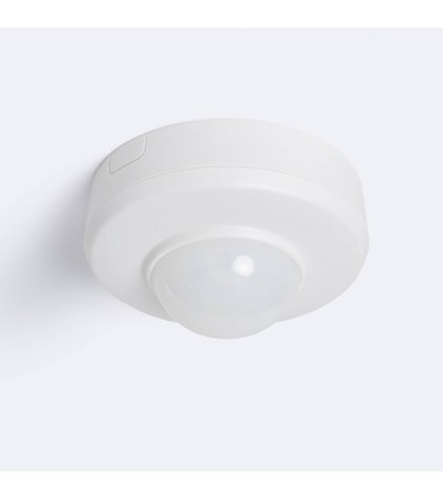 Détecteur de Mouvement PIR Crépusculaire 360º En Saillie/Encastré Extérieur IP54 Spécial Couloirs