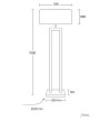 Lampadaire Bois Abner - 125725 - vue 4