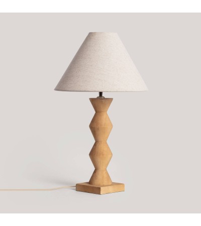 Lampe à Poser Bois Akesh II - 126095 - vue 3