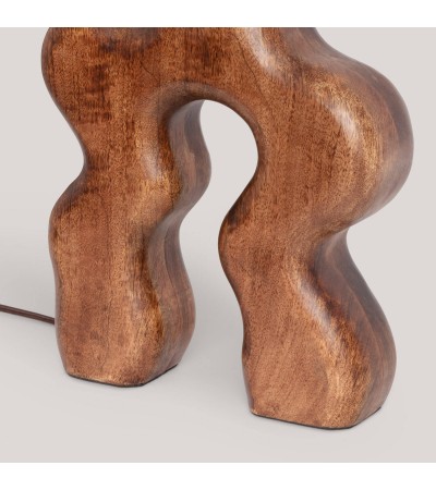 Lampe à Poser Bois Hunar I ILUZZIA - 126101 - vue 3