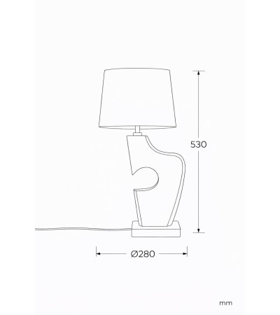 Lampe à Poser Bois Hunar IV ILUZZIA - 126116 - vue 9
