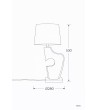 Lampe à Poser Bois Hunar IV ILUZZIA - 126116 - vue 9