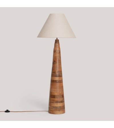 Lampadaire Bois Zeil Rajesh ILUZZIA - 126126 - vue 6