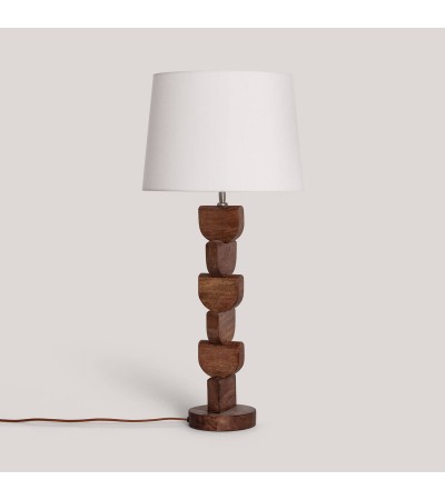 Lampe à Poser Bois Dagmar ILUZZIA - 126141 - vue 4