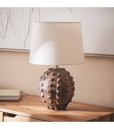 Lampe à Poser Bois Samesh II ILUZZIA - 126176 - vue 5
