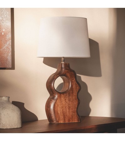 Lampe à poser Bois Hunar V ILUZZIA